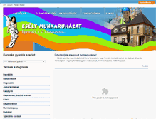 Tablet Screenshot of eselymunkaruhazat.hu
